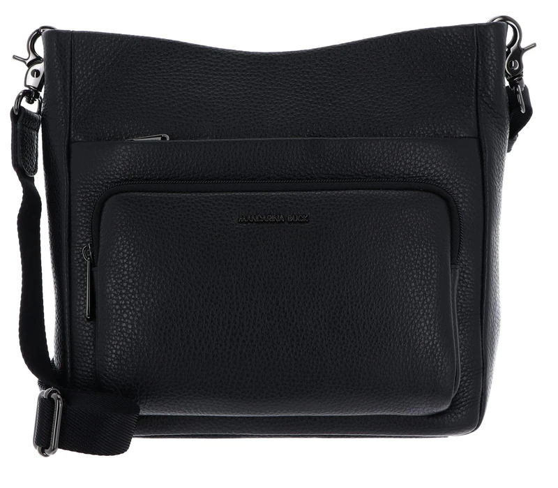 Mandarina Duck, Mellow Leather Crossover Women's, Black, Taglia Unica