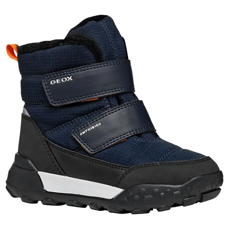 Geox J TREKKYUP BOY B ABX, Snow Boot, NAVY/BLACK, 1.5 UK