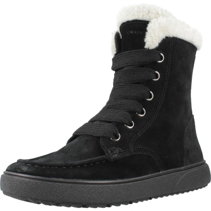 Geox J THELEVEN Girl WPF Ankle Boot, Black, 10 UK Child