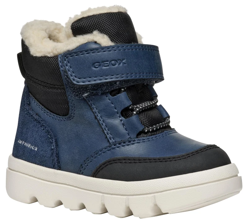 Geox Baby WILLABOOM BOY B AB Ankle Boot, Denim, 2 UK Child