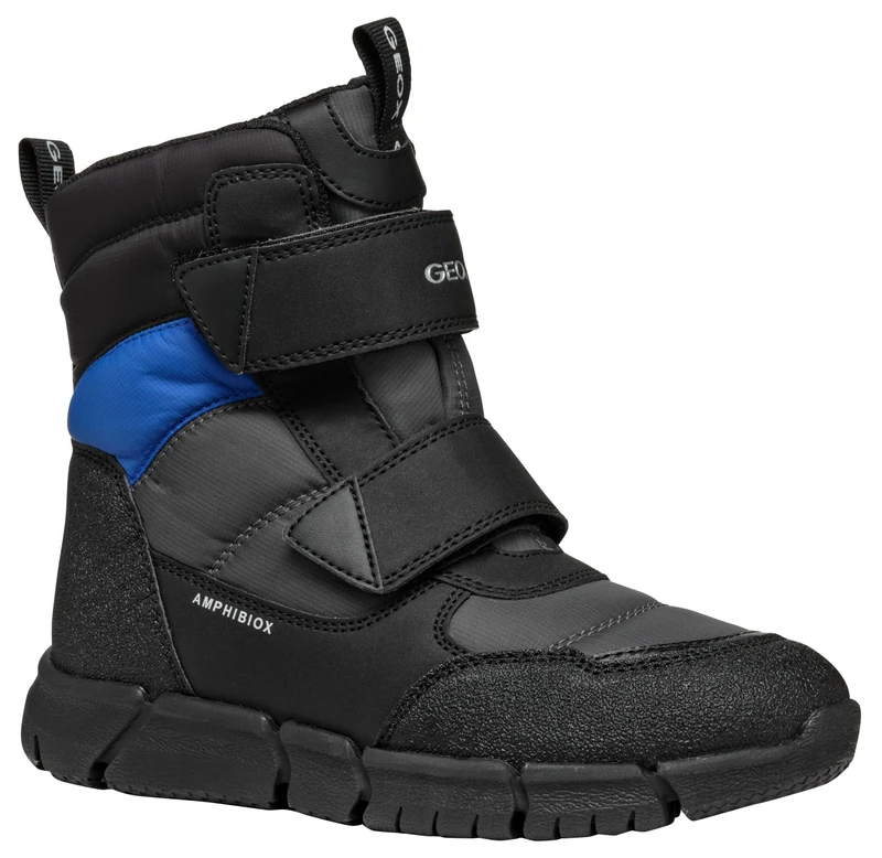 Geox Boys J Flexyper Boy B ABX Ankle Boot, Dk Grey Royal, 7 UK - Image 1