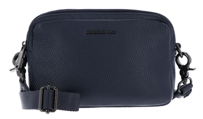 Mandarina Duck Women's Mellow Leather Camera Bag, Dress Blue, Taglia Unica