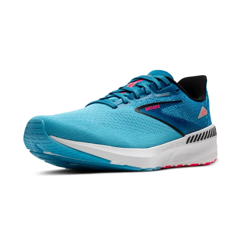 BROOKS 1104101D419 Launch GTS 10 Men Crystal Seas/Blue Jay/Black UK 10.5