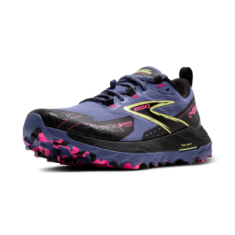 BROOKS 1204151B464 Cascadia 18 GTX Women Grey Blue/Black/Pink UK 4.5
