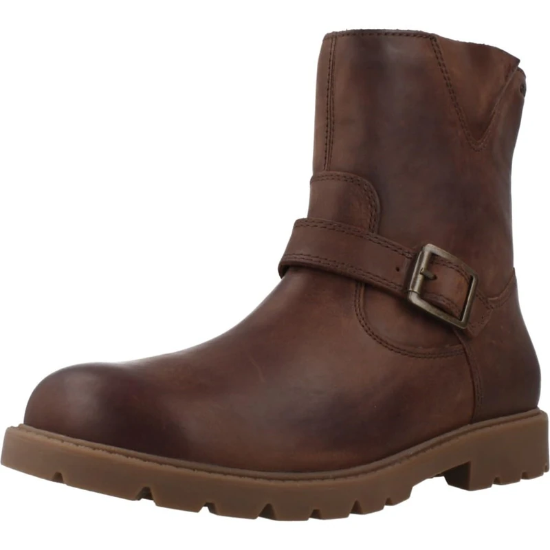 Geox J SHAYLAX Girl B Chelsea Boot, DK Brown, 10 UK Child