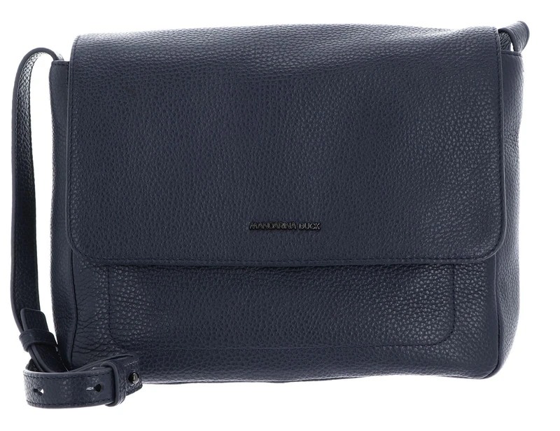 Mandarina Duck Women's Mellow Leather Hunting Bag, Dress Blue, Taglia Unica