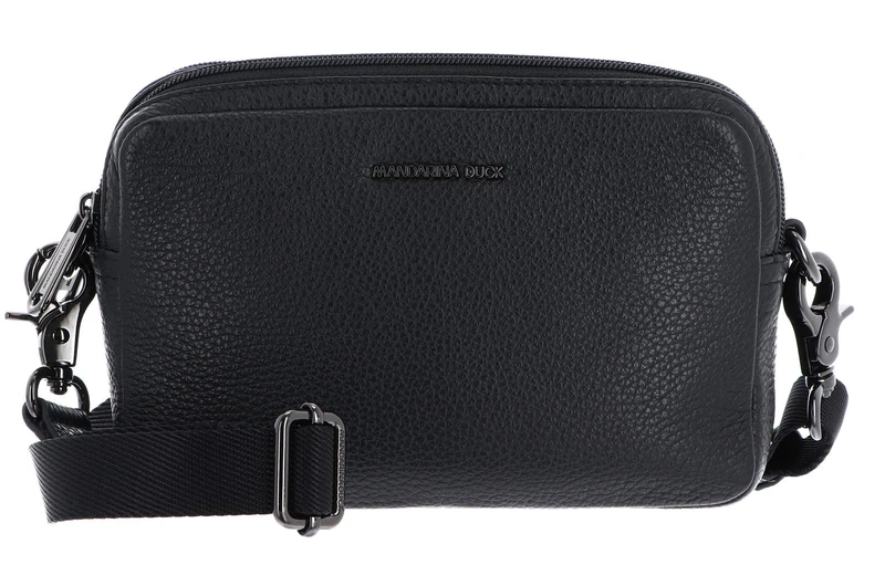 Mandarina Duck, MELLOW LEATHER CAMERA BAG Woman, One Size, Black, Taglia Unica