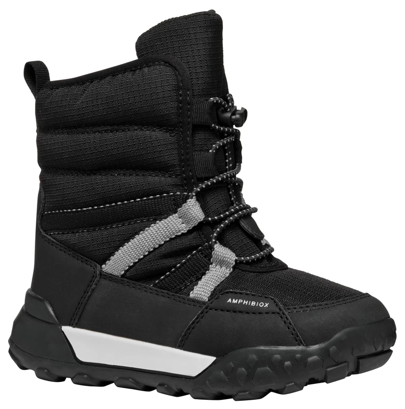 Geox J TREKKYUP BOY B ABX, Snow Boot, Black,