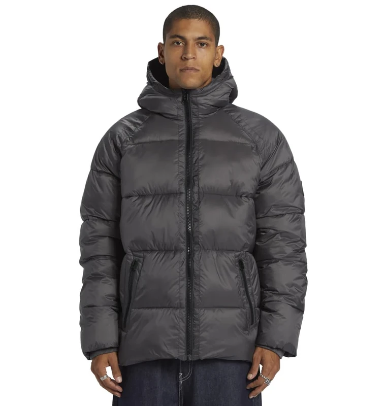 DC Shoes Mens Cantera Puffer Jacket, Magnet, M EU - Image 1