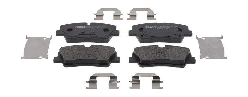 FERODO Brake Pads | FDB5391 | OE-Matching Quality | Eco-Friction Fuse+ Technology | Pack of 4