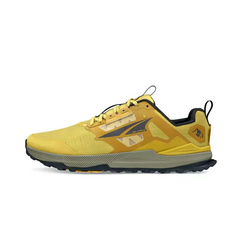 Altra Men's AL0A85NC Lone Peak 8 Trail Running Shoe, Yellow, 15
