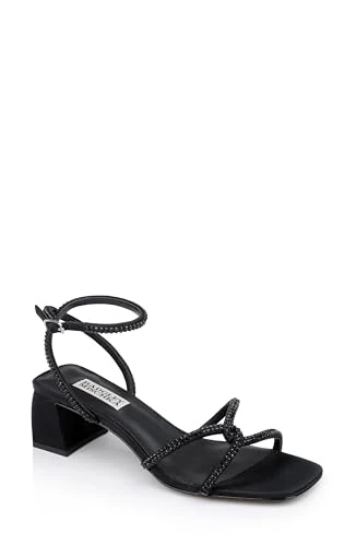 Badgley Mischka Women's Brisa Heeled Sandal, Black, 3 UK
