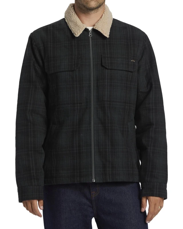 Billabong Sherpa Lined Jacket Barlow Sherpa Men Green XXL
