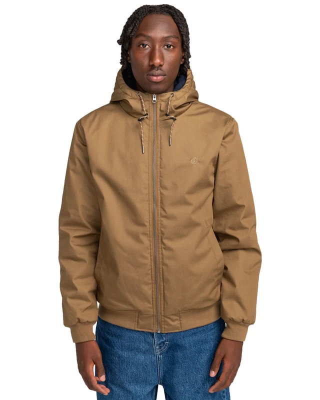Element Dulcey Men's Bomber Jacket - Brown Canvas