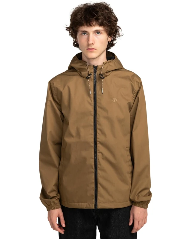 Element Alder - Windbreaker Jacket - Men - Brown.