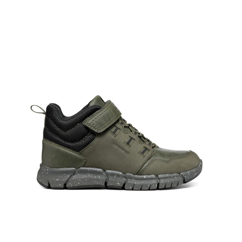 Geox J FLEXYPER BOY B ABX, Ankle Boot, DK GREEN/BLACK,