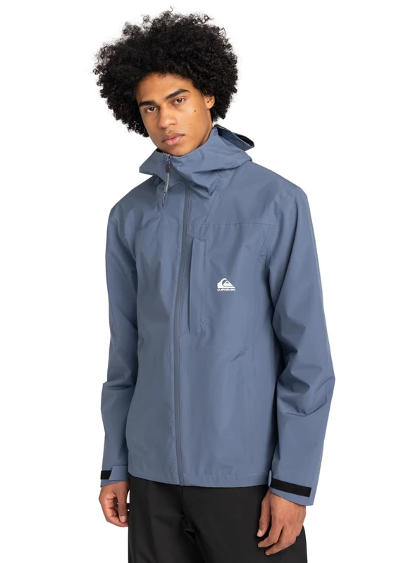 Quiksilver Parka jacket OVERCAST 10K JACKET Men Blue L - Image 1