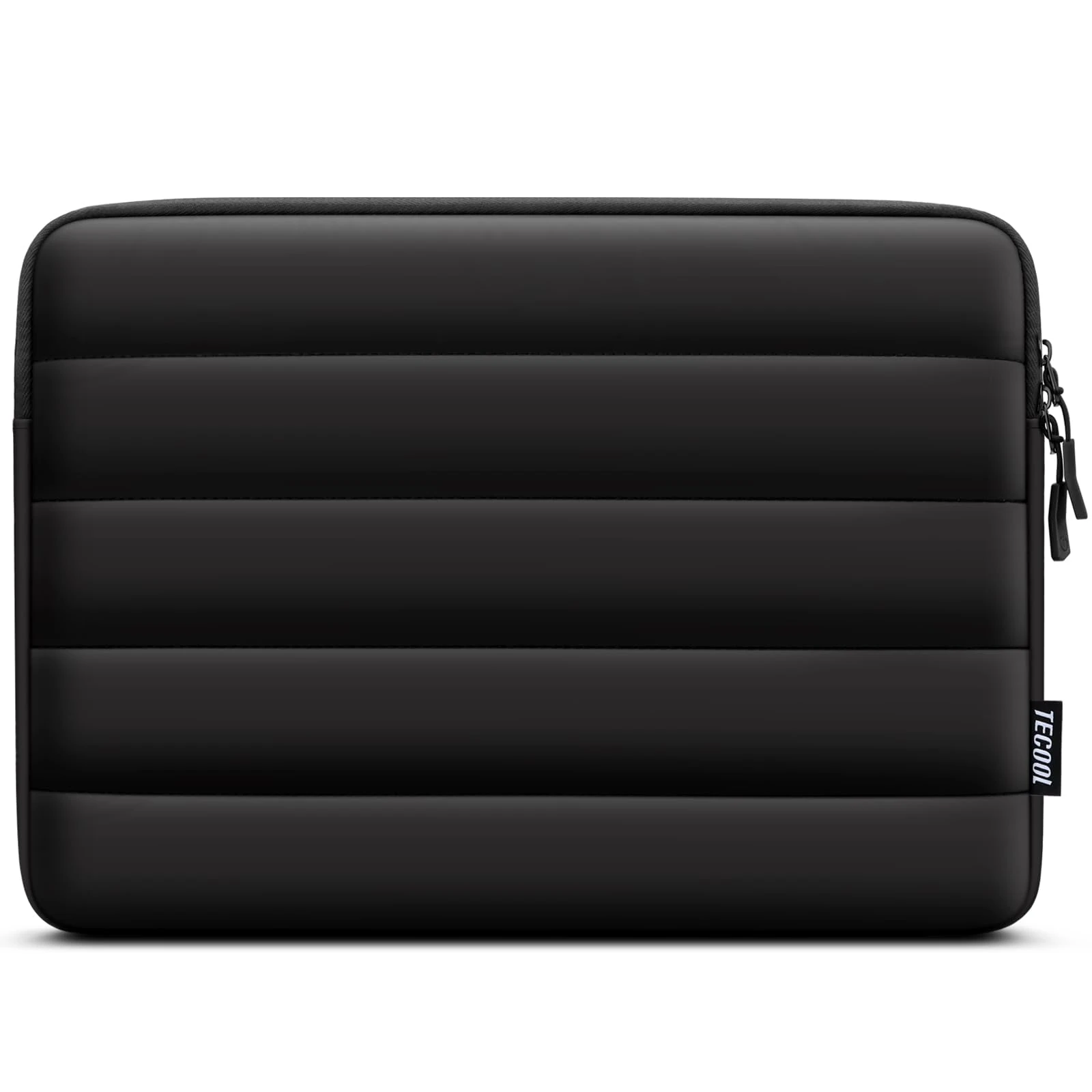 TECOOL Puffy 15.6 16 inch Laptop Case Sleeve for 15 15.6” Lenovo Thinkpad ideapad HP Pavilion Acer Dell Asus Vivobook, 16" Dell Lenovo HP ASUS, MacBook Pro 16 Inch M4 M3 M2 M1 Protective Case, Black