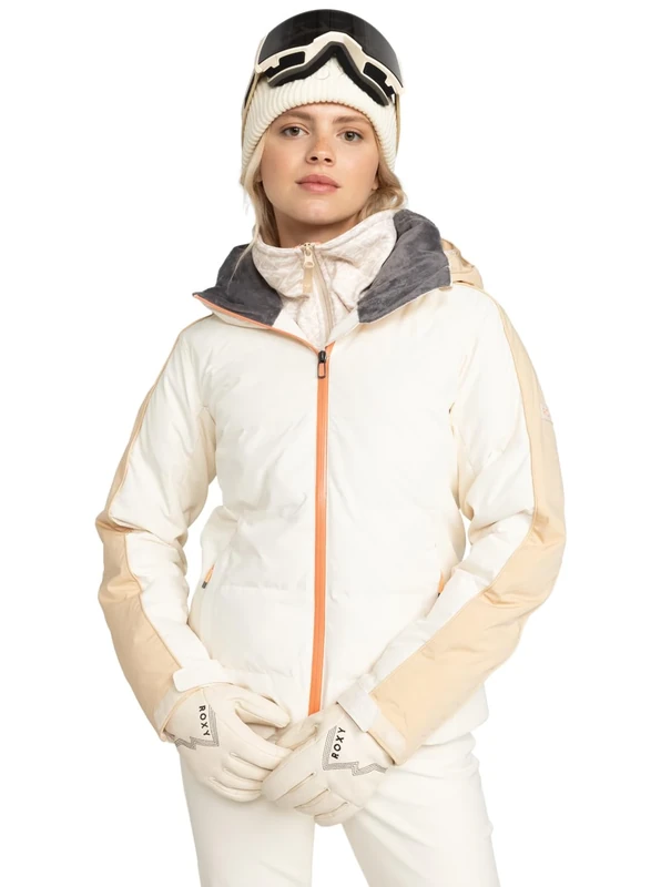Roxy Womens Snowblizzard Jk Jacket, BUTTERCREAM, M EU