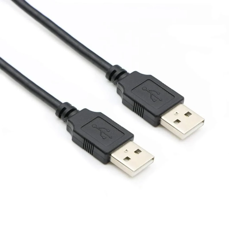 iCables usb 2.0 A Male to Male Cable - Universal Compatibility for Hard Drives, KVM, Cameras, Docking Stations, Hubs, MP3 Players, Modems, Printers, Web Cams, DVDs, Blu-Rays and More (1M)