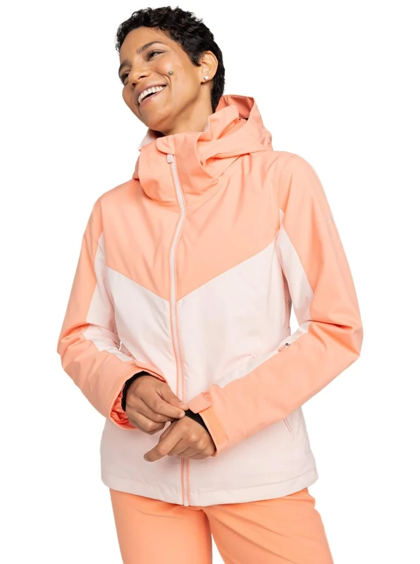 Roxy Jackets FREE JET BLOCK JK Women Pink XL - Image 1