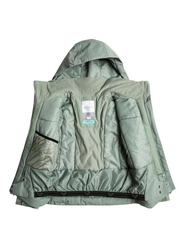 Roxy Jackets MEADE GIRL JK Youth Green 16