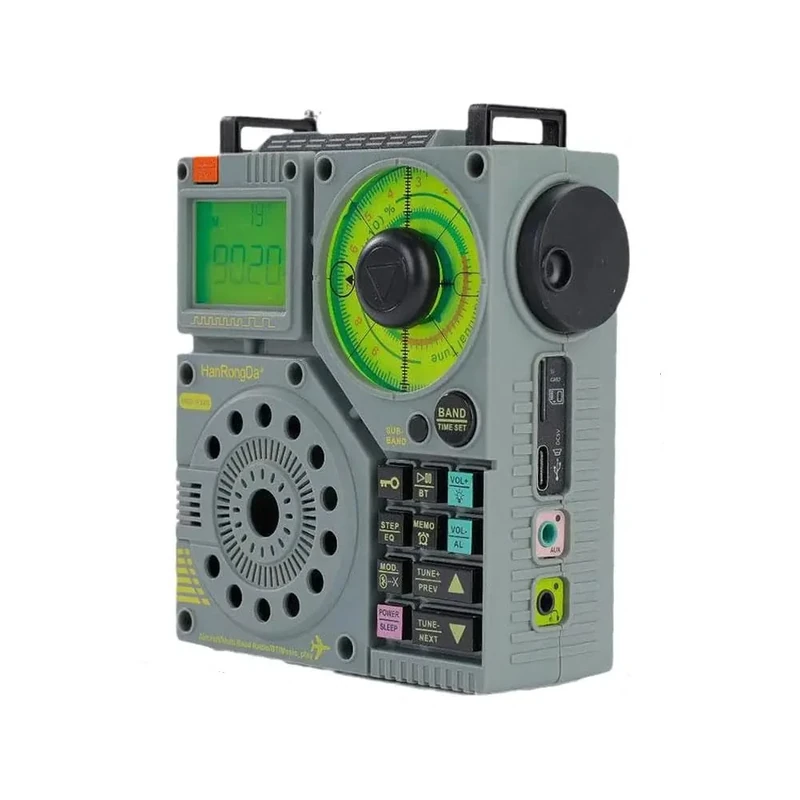 DollaTek FM AM VHF SW AIR Receiver with Bluetooth Portable Radio Rechargeable Support App Intelligent Remote Control Shortwave Radio - Image 1