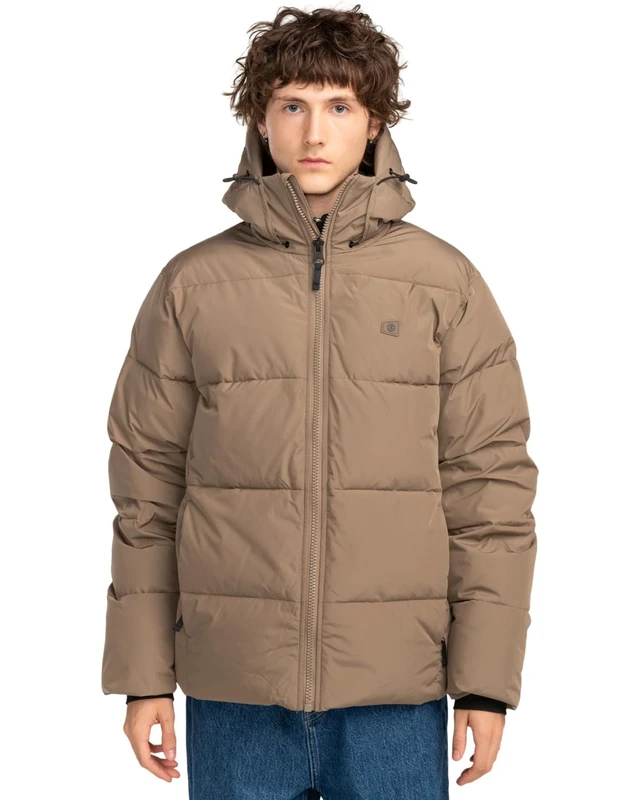 Element Dulcey - Puffer Jacket - Men - Beige.