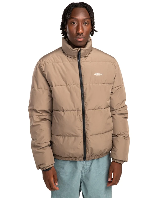 Element Classic - Puffer Jacket - Men - Beige.