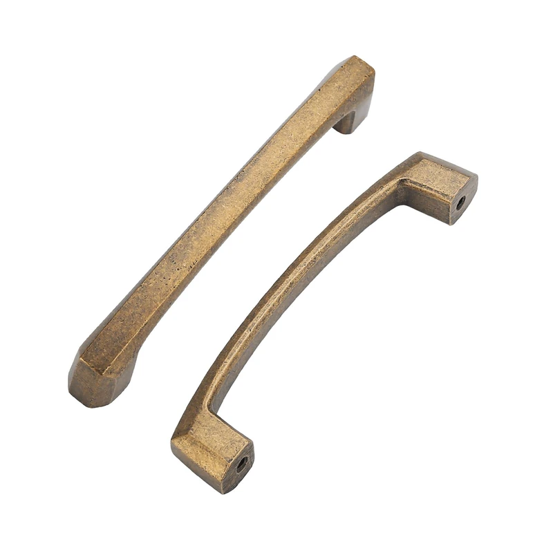 KNOKLOCK 10 Pack 4 Inch(102mm) Antique Brass Cabinet Pulls - Kitchen Cabinet Hardware Drawer Pulls for Dresser Cupboard Wardrobe