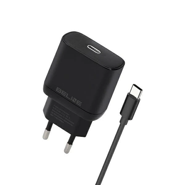 BELINE Ładowarka Sieciowa 25W GAN USB-C + Cable USB-C, Czarna Brand