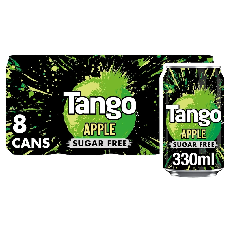 Tango Apple Sugar Free 330ml (Pack of 8)