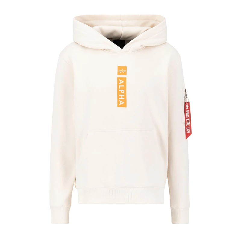 Alpha Industries Alpha PP Hoodie for men Jet Stream White