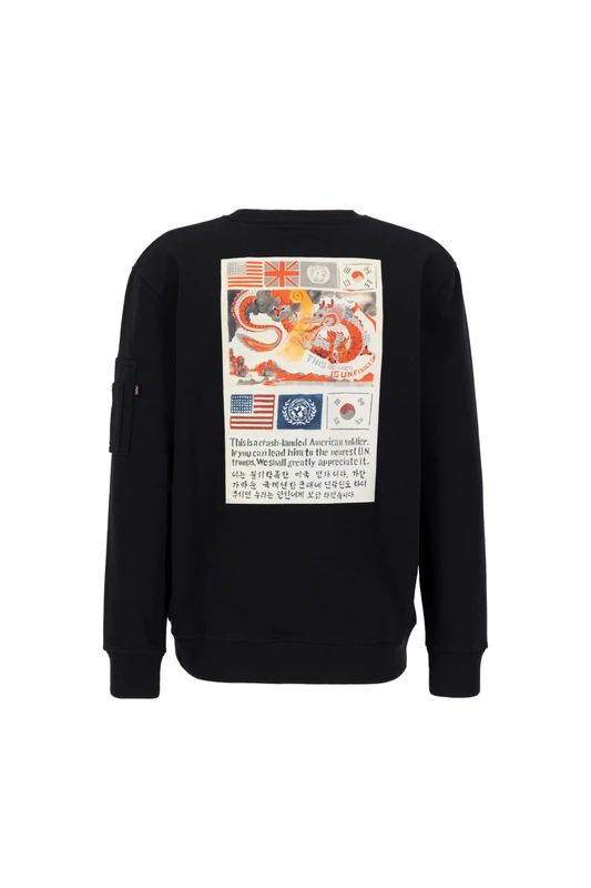 Alpha Industries USN Blood Chit Sweatshirt for men Black