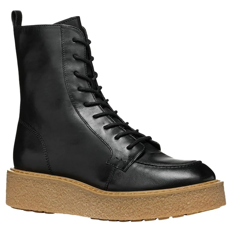 Geox Women's D Elidea B Ankle Boot - Black, Size 2 UK