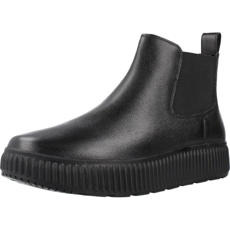 Geox Women's D Graisy DAnkle Boot, Black, 6 UK