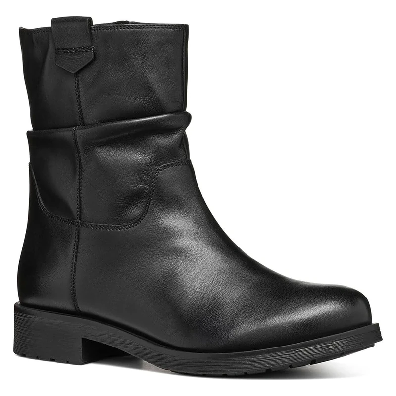 Geox Women's D Rawelle A Ankle Boot, Black, 4 UK