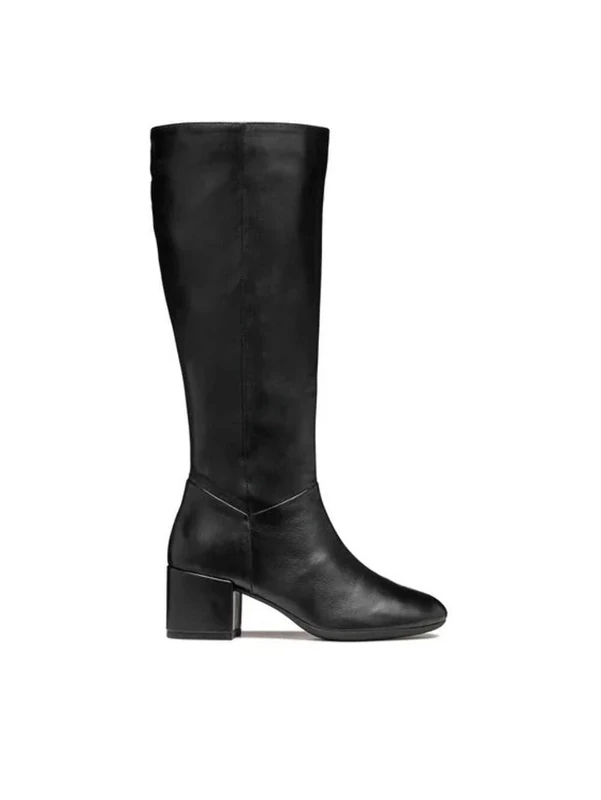 Geox Women's D Eleana AFashion Boot, black, 7 UK