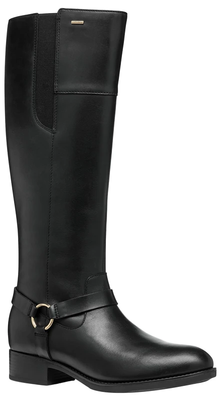 Geox Women's D Felicity Np Abx BFashion Boot, black, 6 UK