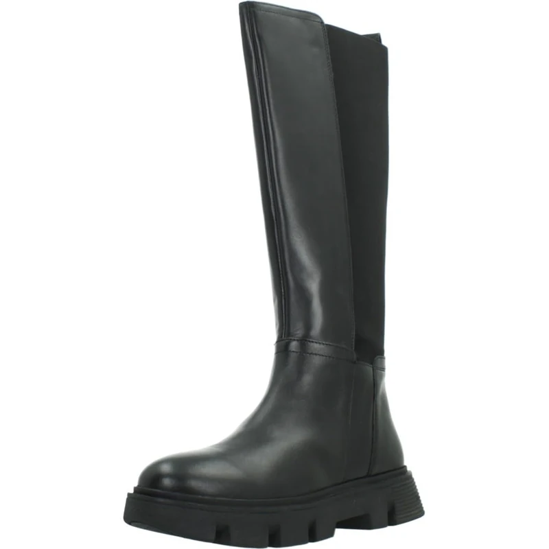 Geox Women's D Vilde DFashion Boot, black, 4 UK