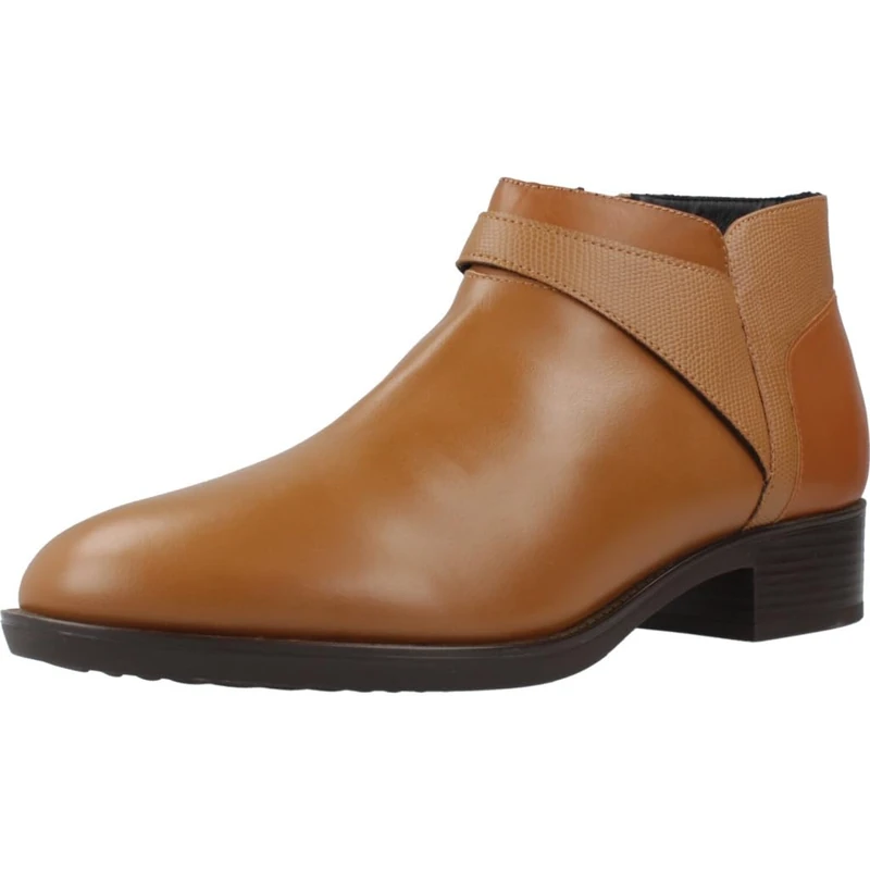 Geox Women's D Felicity BAnkle Boot, Cognac, 7 UK