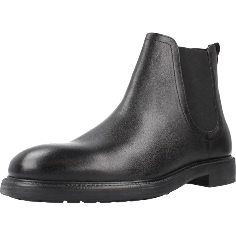 Geox Men's U Tiberio A Ankle Boot, Black, 8 UK