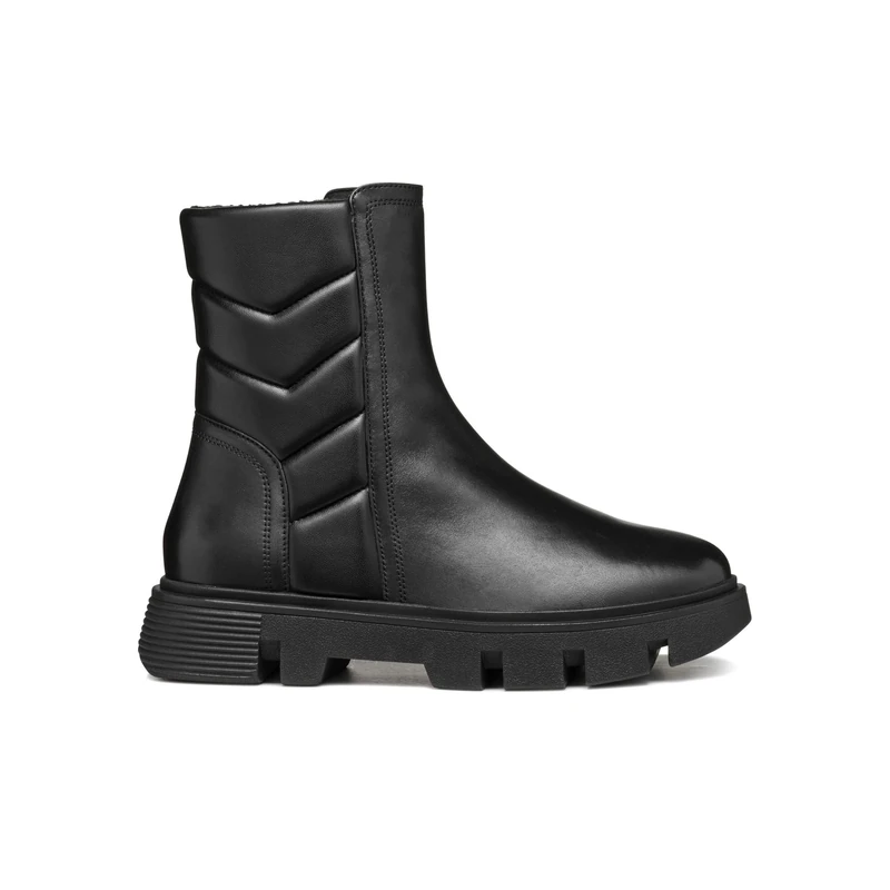 Geox Women's D Vilde F Ankle Boots, black, 4 UK