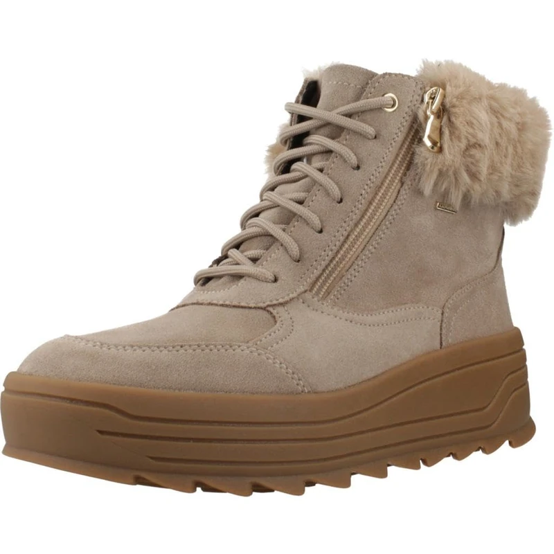 Geox Women's D Milleiny B Abx BAnkle Boot, Lt Taupe, 2.5 UK