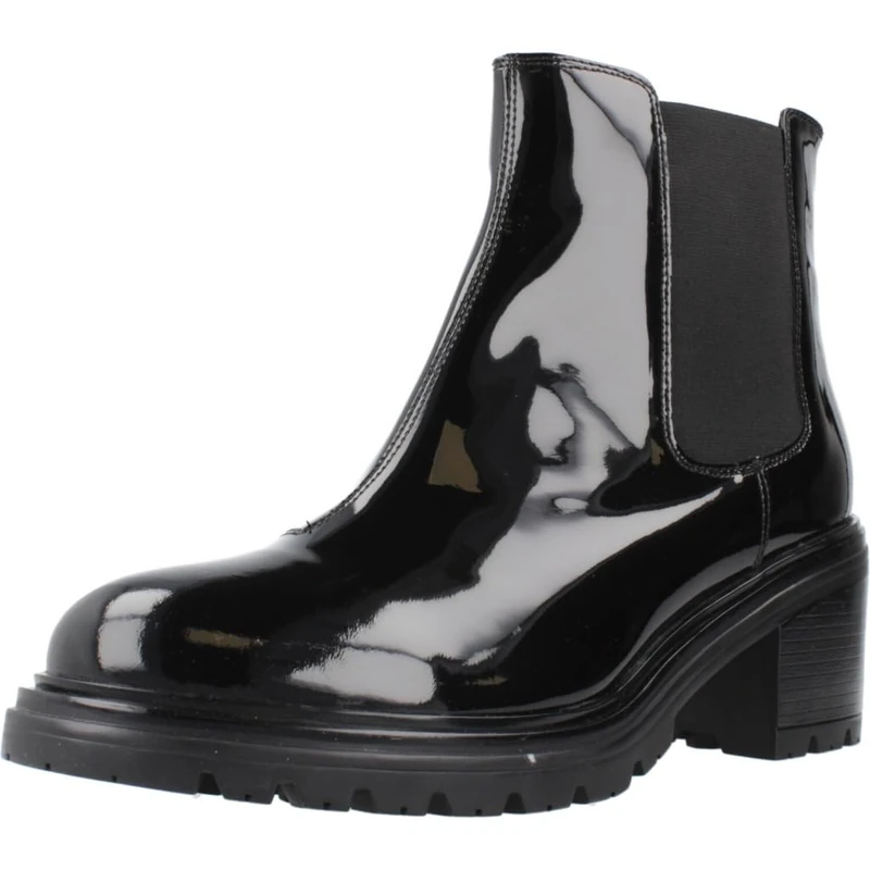 Geox Women's D Damiana F Ankle Boot, Black, 10 UK