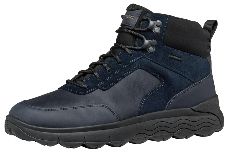 Geox Men's U Spherica 4x4 B AbxAnkle Boot, navy, 8 UK