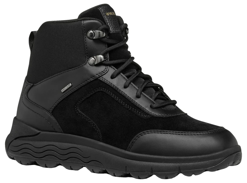 Geox Women's D Spherica 4x4 B ABX Ankle Boot, Black, 2 UK