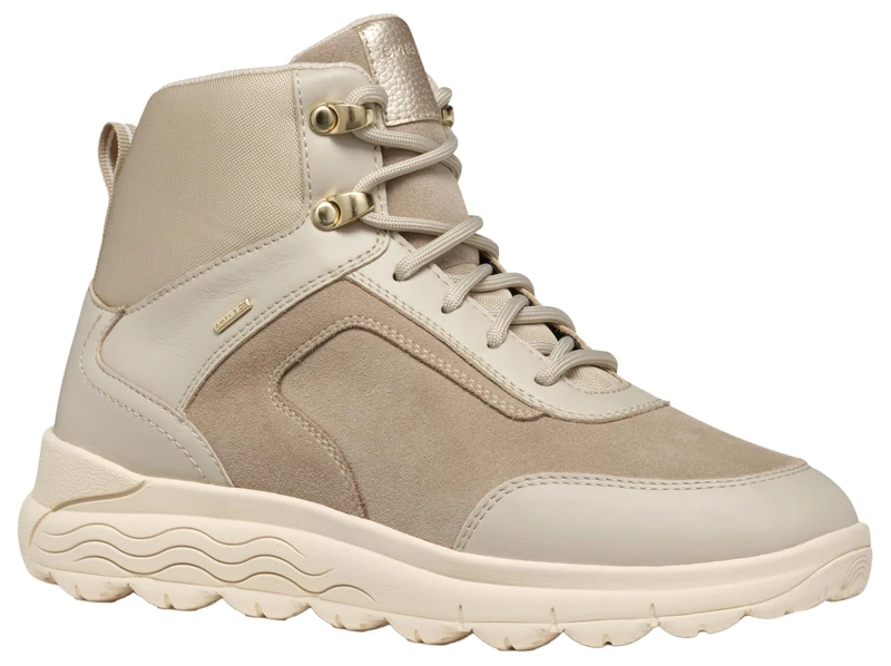 Geox Women's D Spherica 4x4 B ABX Ankle Boot, Lt Taupe, 8 UK