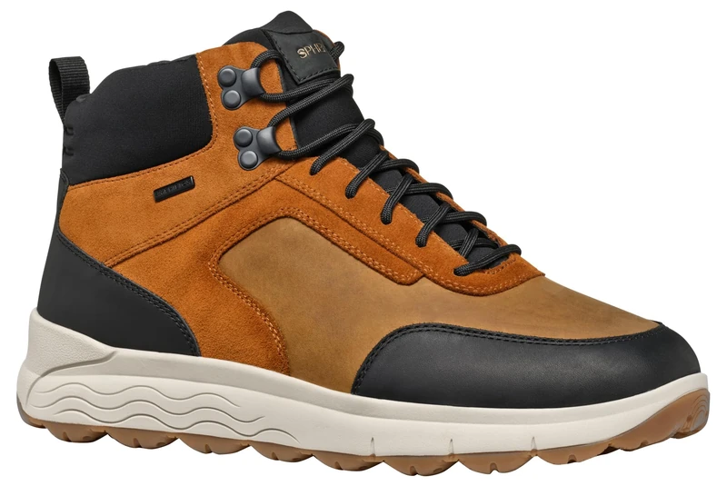 Geox Men's U Spherica 4x4 B ABX Ankle Boot, Ochre Cognac, 10 UK