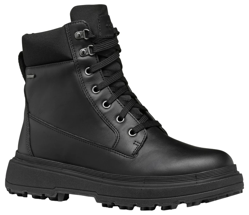 Geox Women's D Lamidie + Grip AbxAnkle Boot, black, 6 UK